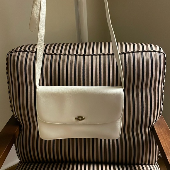 Vintage Coach ROYALTON BAG IVORY 4403 -from the Madison collection-made in Italy - Picture 3 of 16